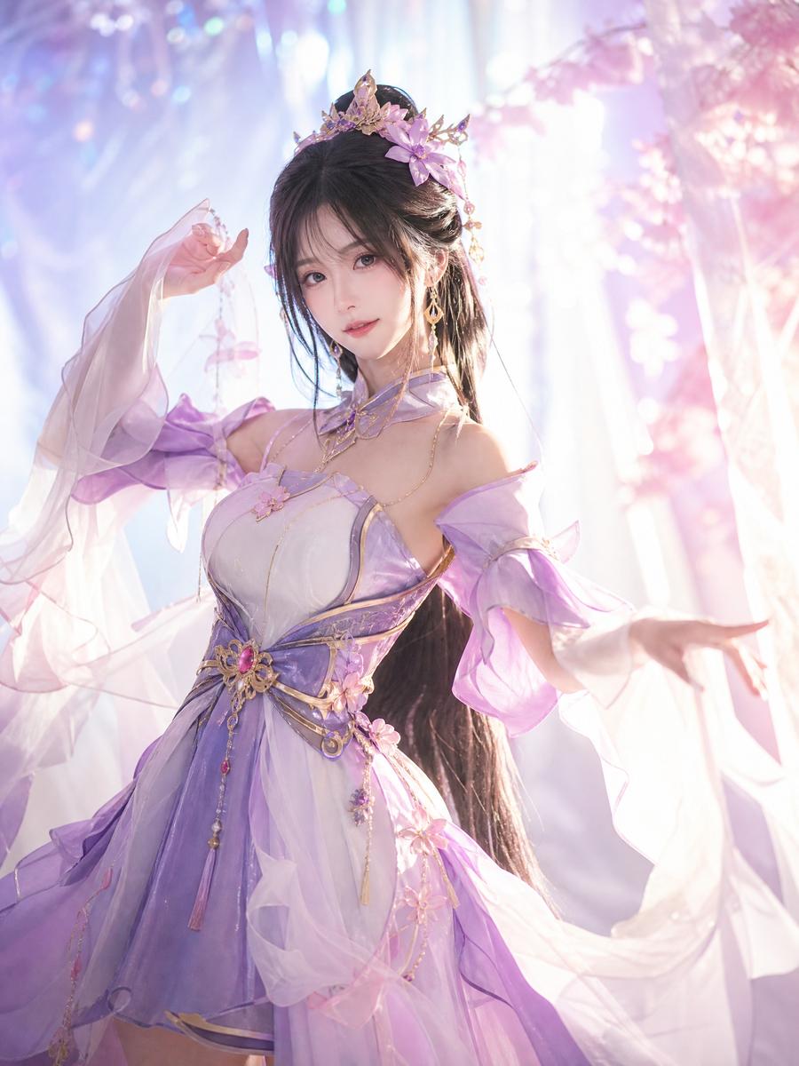 蜜芽 cosplay视频演示：汉服古风造型全过程